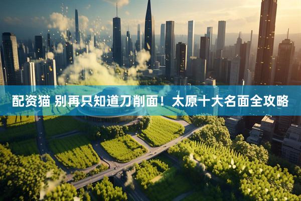 配资猫 别再只知道刀削面！太原十大名面全攻略